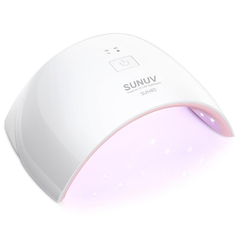SUNUV UV LED Nail Lamp, UV Light for Nails Dryer for Gel Nail Polish Curing Lamp